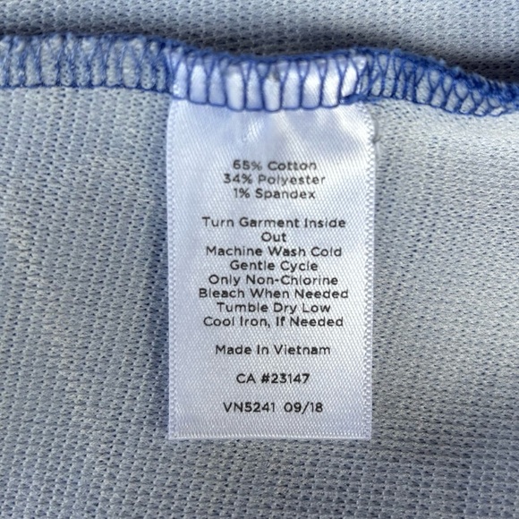 Talbots Blue Women's Top. Boatneck, Pull over. - Picture 4 of 4